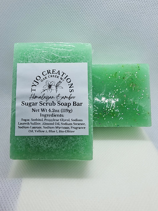 Himalayan Bamboo Sugar Scrub Soap Bar