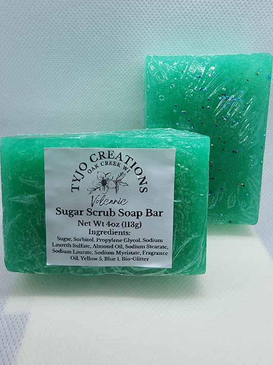 Volcanic Sugar Scrub Soap Bar