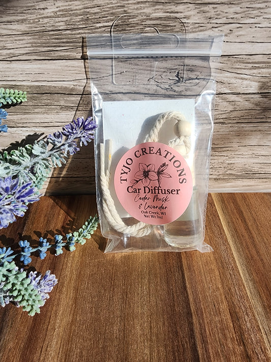 Cedar Musk & Lavender Car Diffuser