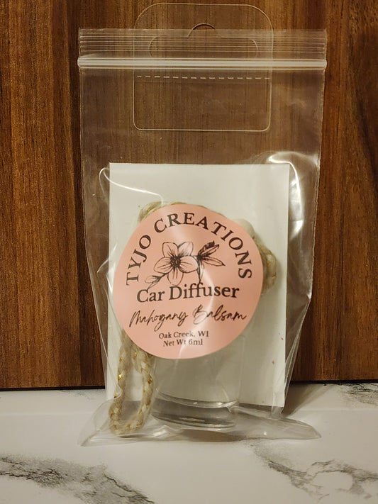 Mahogany Balsam Car Diffuser