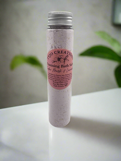 Cedar Musk & Lavender Foaming Bath Salts