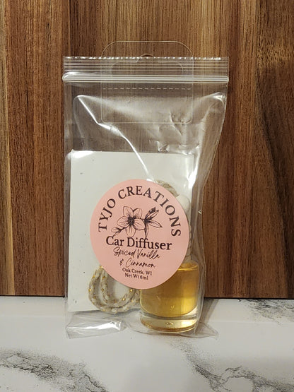 Spiced Vanilla & Cinnamon Car Diffuser