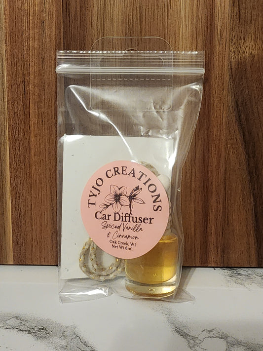 Spiced Vanilla & Cinnamon Car Diffuser