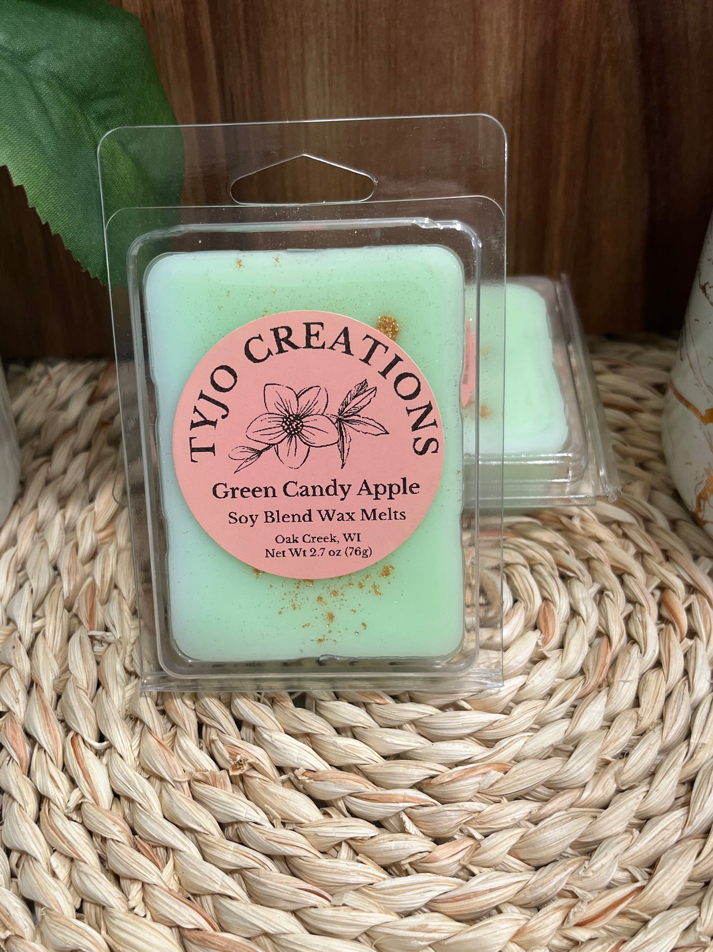 Green Candy Apple Wax Melt